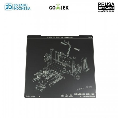 Original Prusa i3 MK4 Anniversary Limited Edition Double-sided Textured PEI Powder-coated Sheet